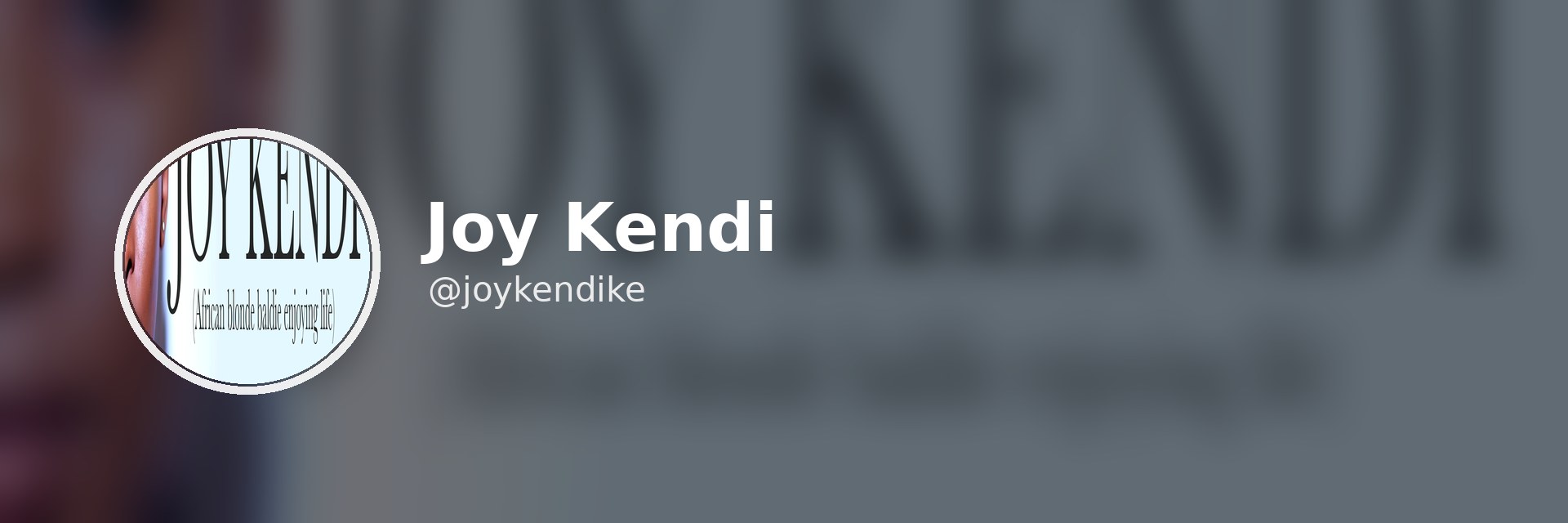 Joy Kendi 