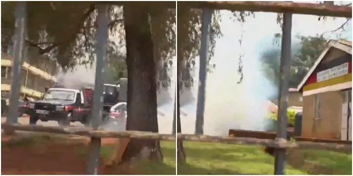 Running Battles as Police Fire Tear Gas at DCP Leaders After Storming Station