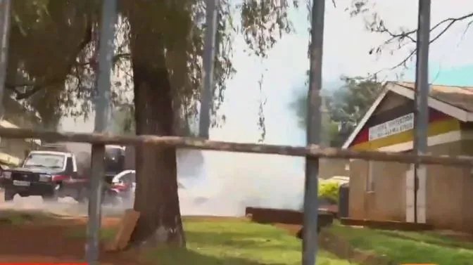 Teargas, gunshots as Malala leads protest in Kakamega