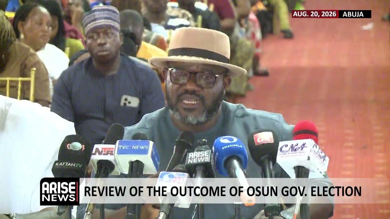REVIEW OF THE OUTCOME OF OSUN GOVERNORSHIP ELECTION