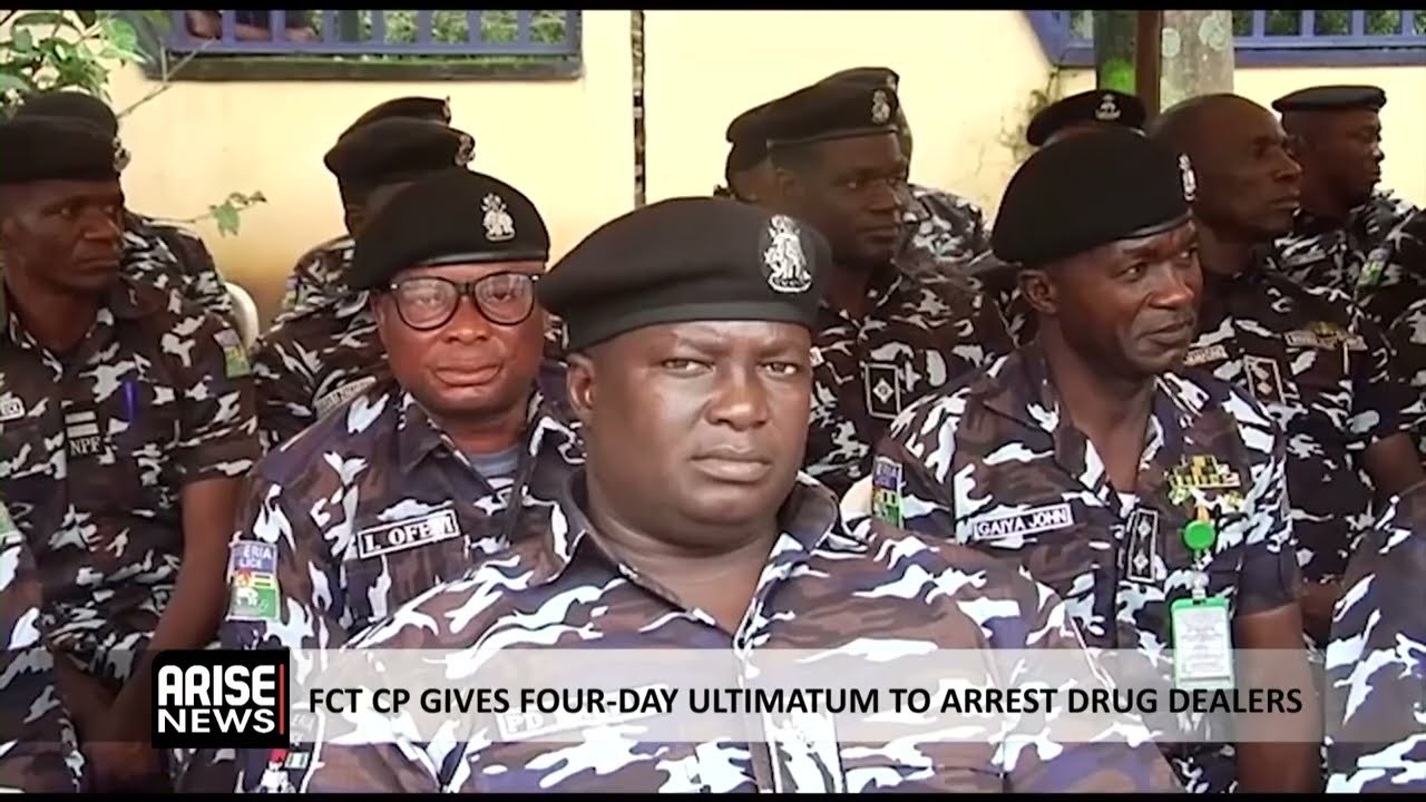 FCT CP GIVES FOUR-DAY ULTIMATUM TO ARREST DRUG DEALERS