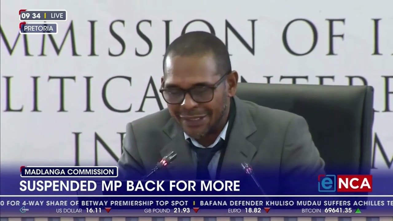 Suspended MP Fadiel Adams apologises to Commissioner Mbuyiseli Madlanga
