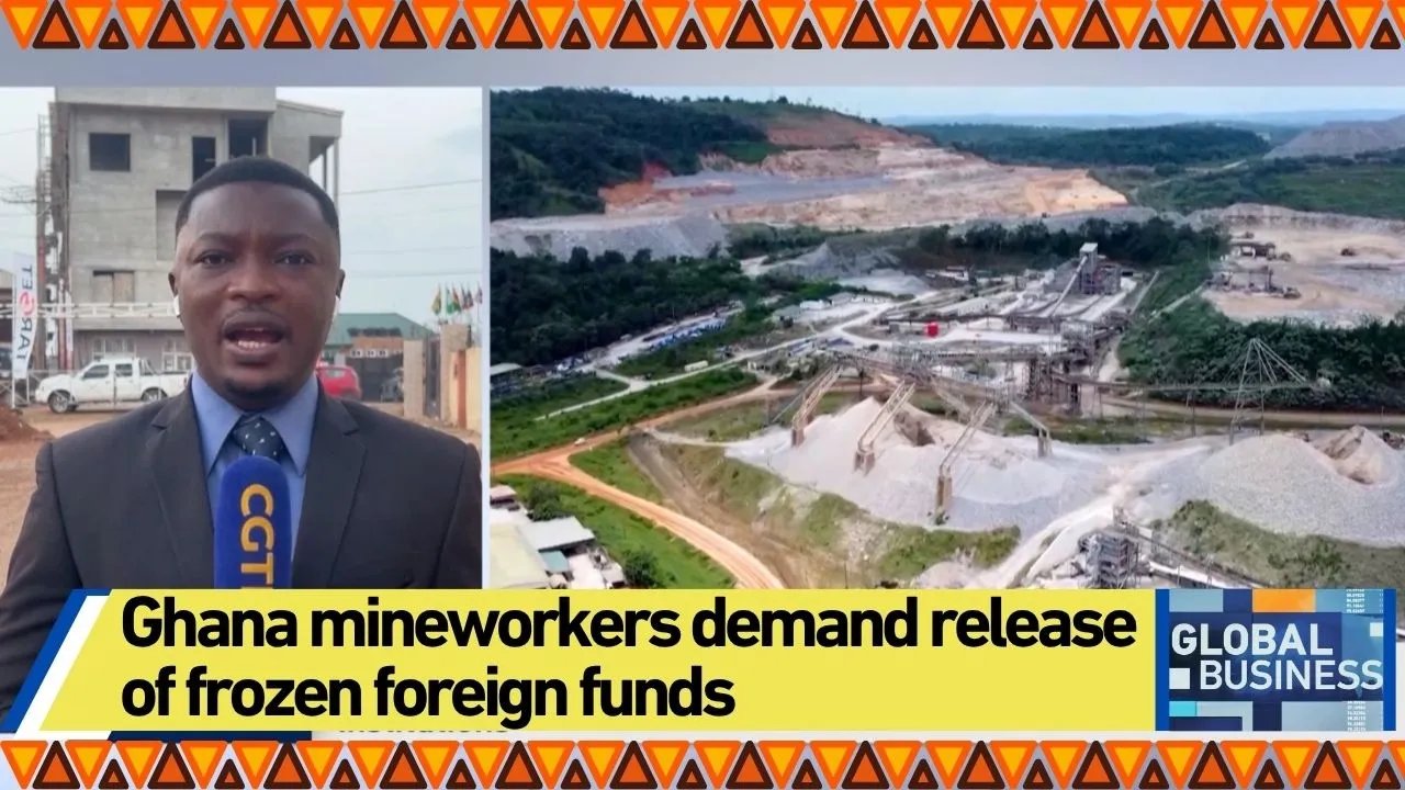Ghana mineworkers demand release of frozen foreign funds