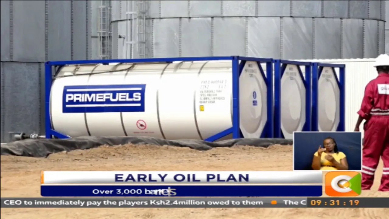 Over 3,000 barrels of crude oil evacuated