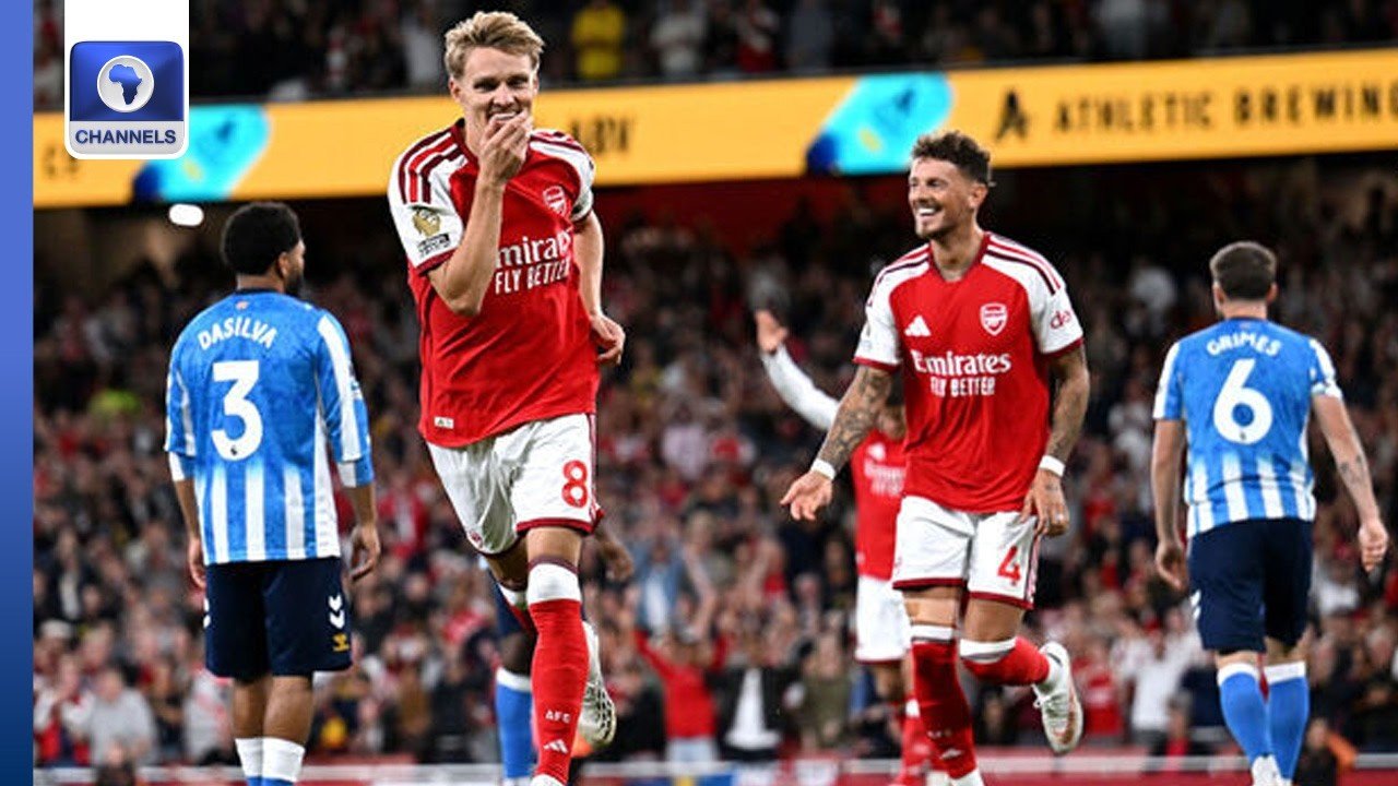 Title Holders Arsenal Beat Coventry To Begin Title Defence +More | Sports Tonight
