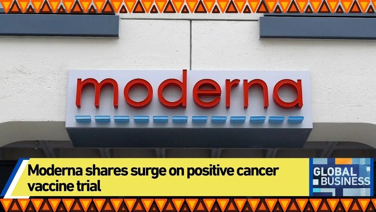 Moderna shares surge on positive cancer vaccine trial