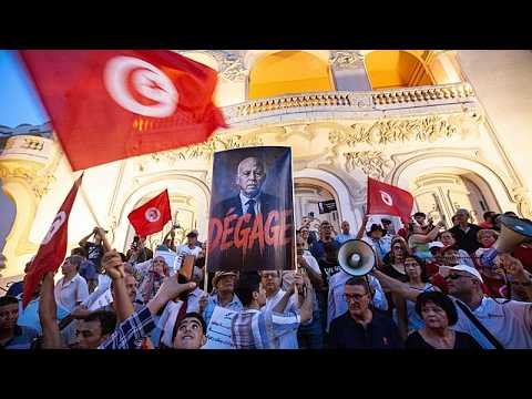 New protests in Tunisia calling for ousting of President Kais Saied