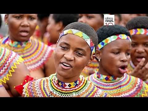 South Africa: Thousands of Zulu women gather for reed dance ceremony