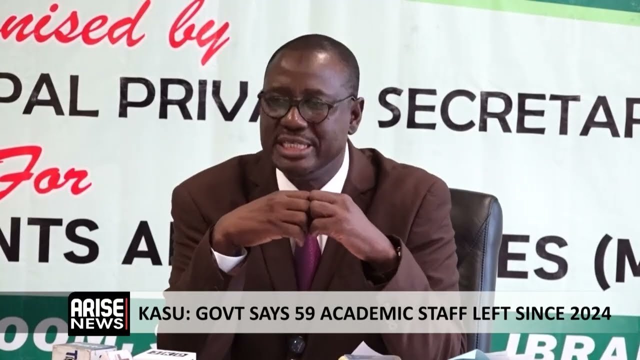 KASU: GOVERNMENT SAYS 59 ACADEMIC STAFF LEFT SINCE 2024