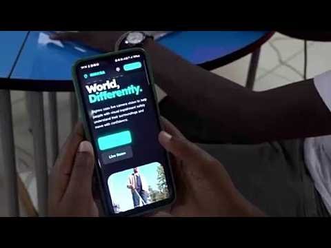 Phone app helps Kenya's visually impaired get around