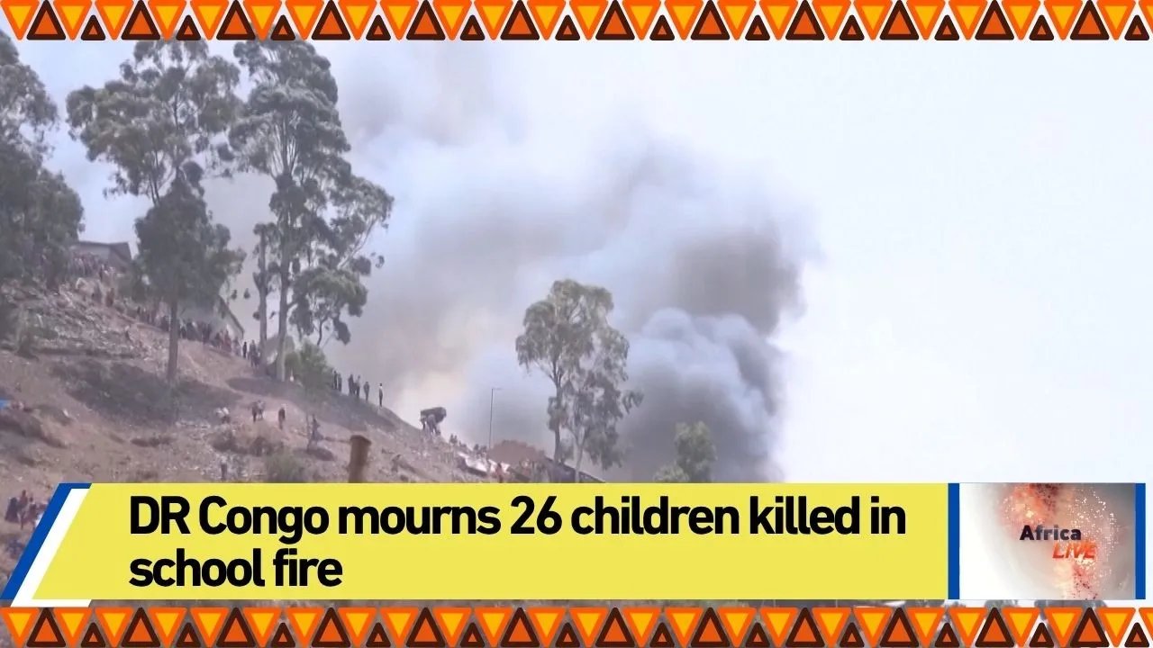 DR Congo mourns 26 children killed in school fire