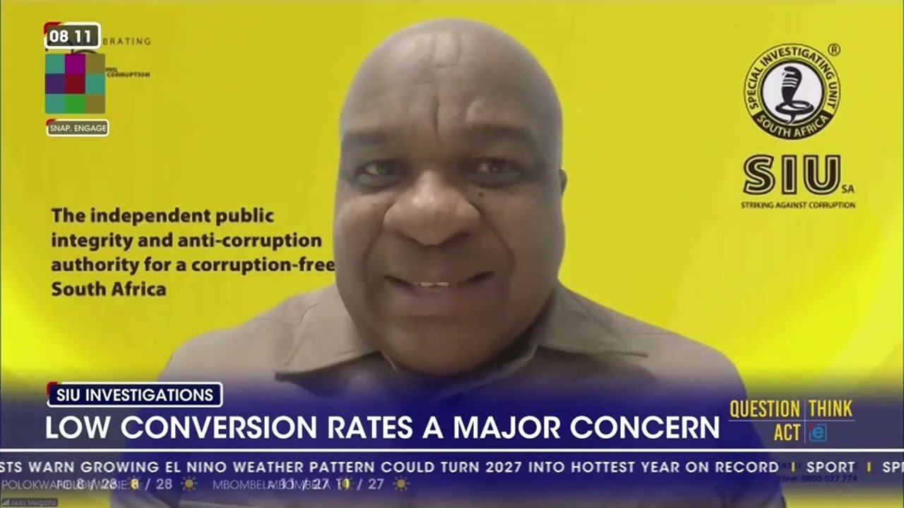 The Special Investigating Unit says low conversion rates a concern