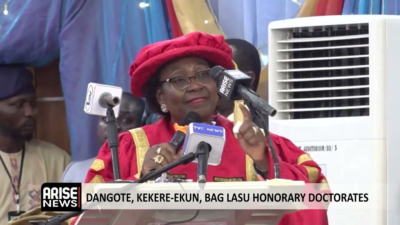 Dangote, Kekere-Ekun, Bag LASU Honorary Doctorates