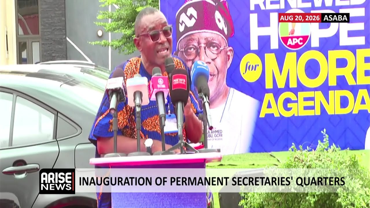 Asaba: Inauguration of Permanent Secretaries' Quarters