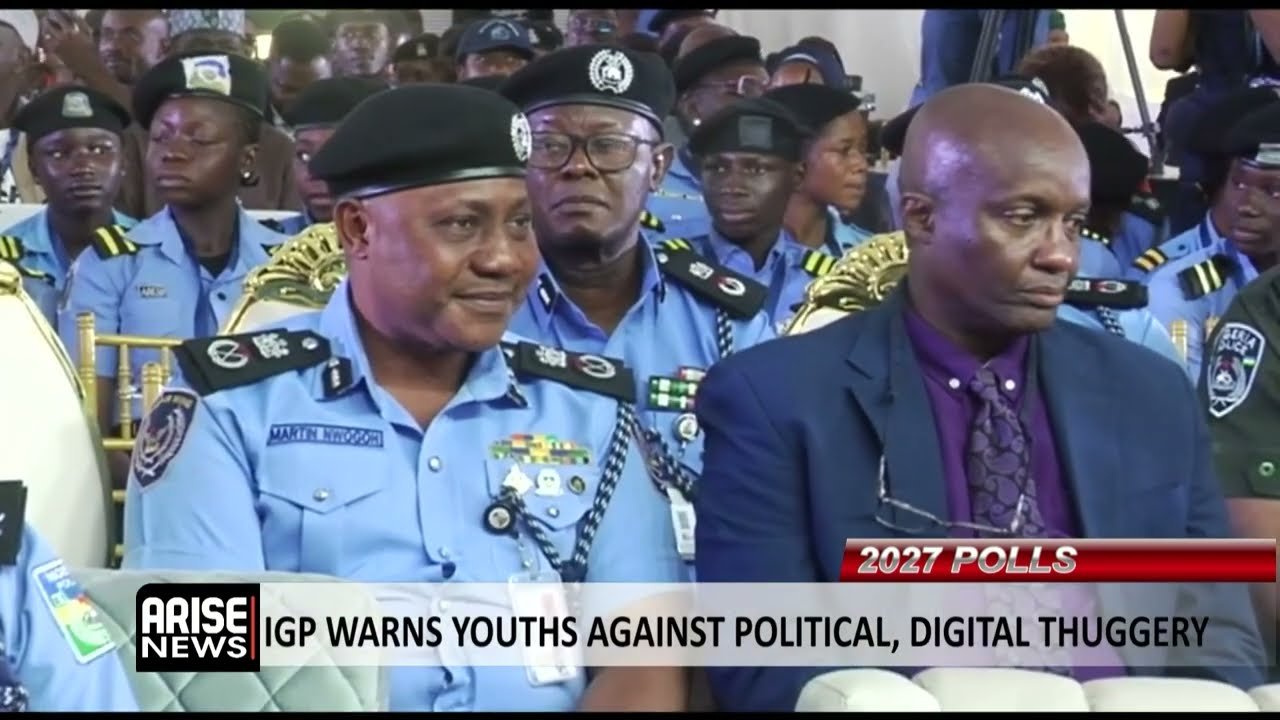 2027 POLLS: IGP WARNS YOUTHS AGAINST POLITICAL, DIGITAL THUGGERY