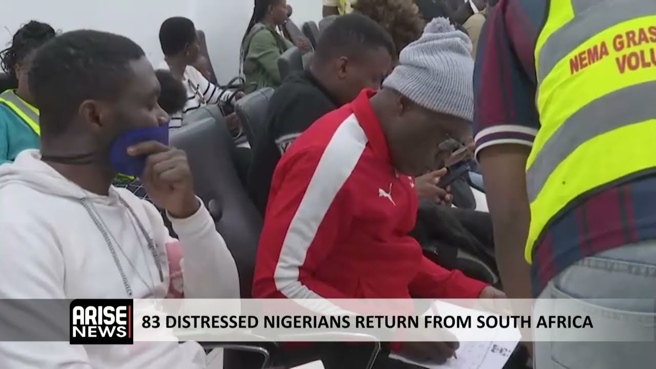 83 DISTRESSED NIGERIANS RETURN FROM SOUTH AFRICA